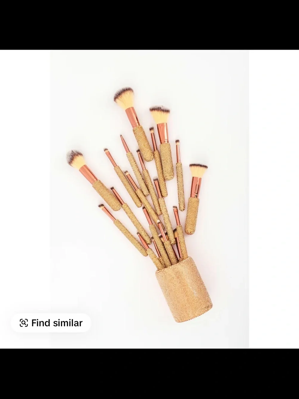 Glitz & Glam 21-Piece Makeup Brush Set - Rose Gold
